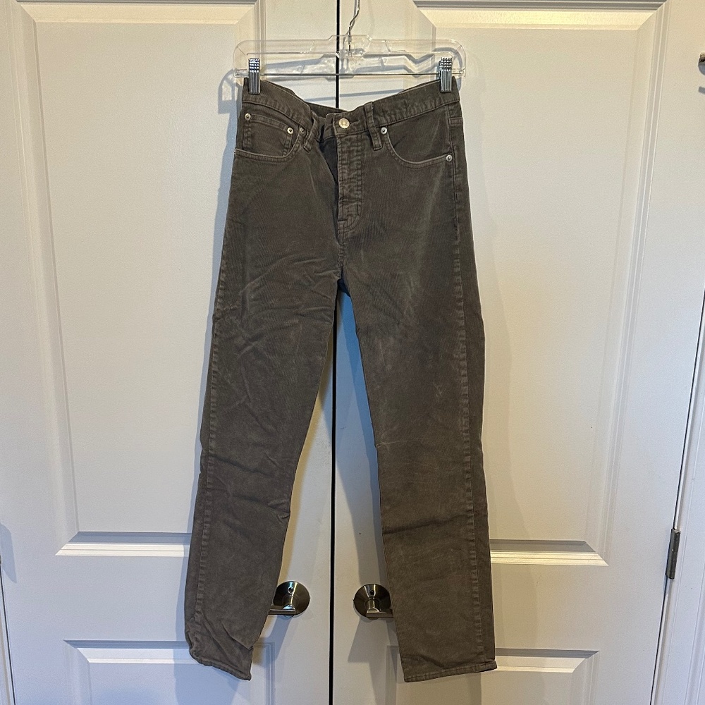 J Crew Vintage slim-straight corduroy pant